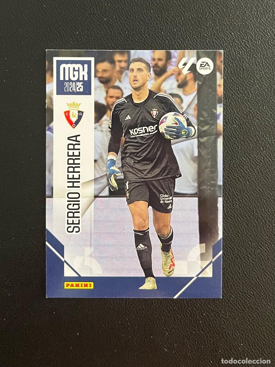 Cromos de f&uacute;tbol: 254 SERGIO HERRERA CA OSASUNA MGK MEGACRACKS 24 25 PANINI CROMO LA LIGA EA SPORTS 2024 2025