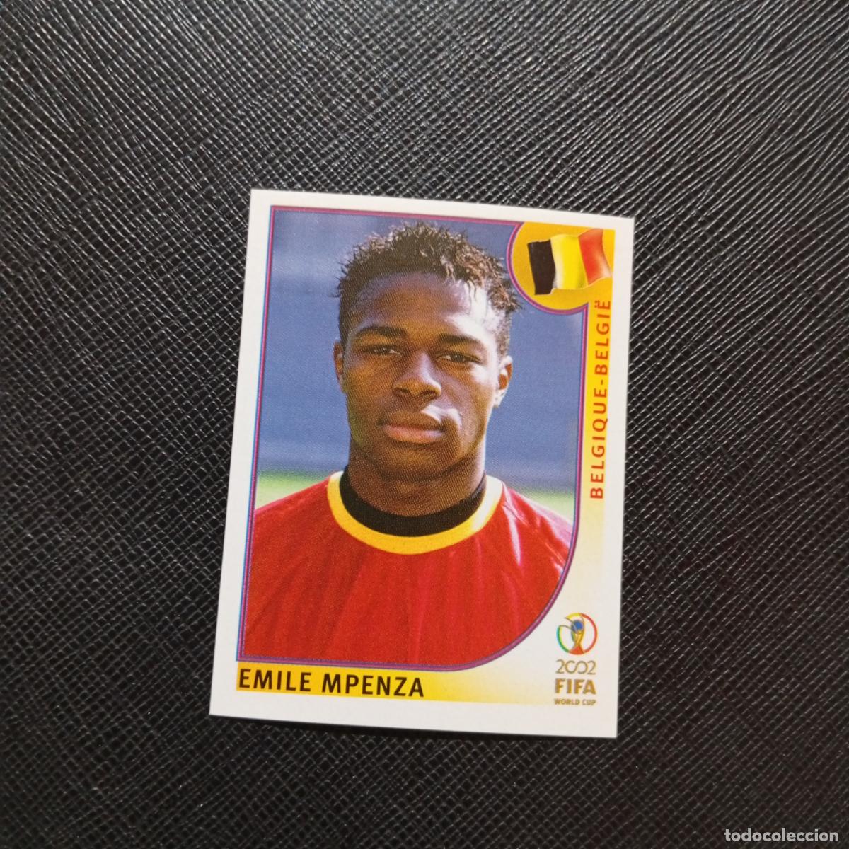 Cromos de f&uacute;tbol: 565 EMILE MPENZA BELGICA PANINI 2002 MUNDIAL KOREA FUTBOL 02 CROMO - SIN PEGAR - A59 PG532