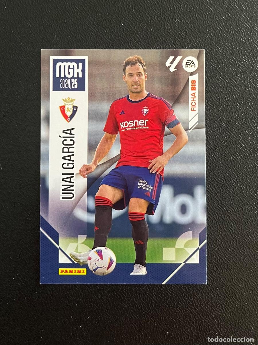 Cromos de f&uacute;tbol: 259 BIS UNAI GARC&Iacute;A CA OSASUNA MGK MEGACRACKS 24 25 PANINI CROMO LA LIGA EA SPORTS 2024 2025