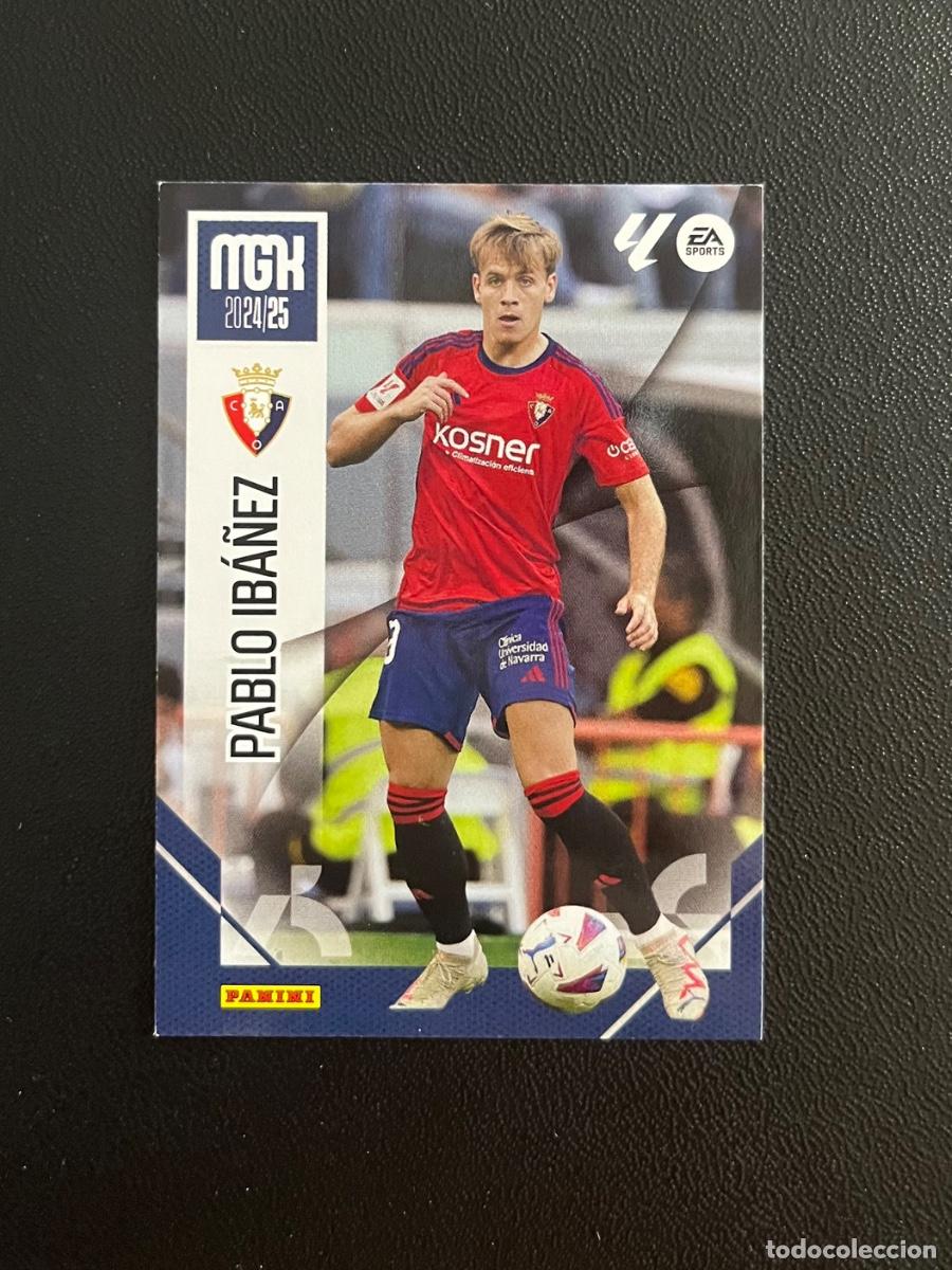 Cromos de f&uacute;tbol: 262 PABLO IB&Aacute;&Ntilde;EZ CA OSASUNA MGK MEGACRACKS 24 25 PANINI CROMO LA LIGA EA SPORTS 2024 2025
