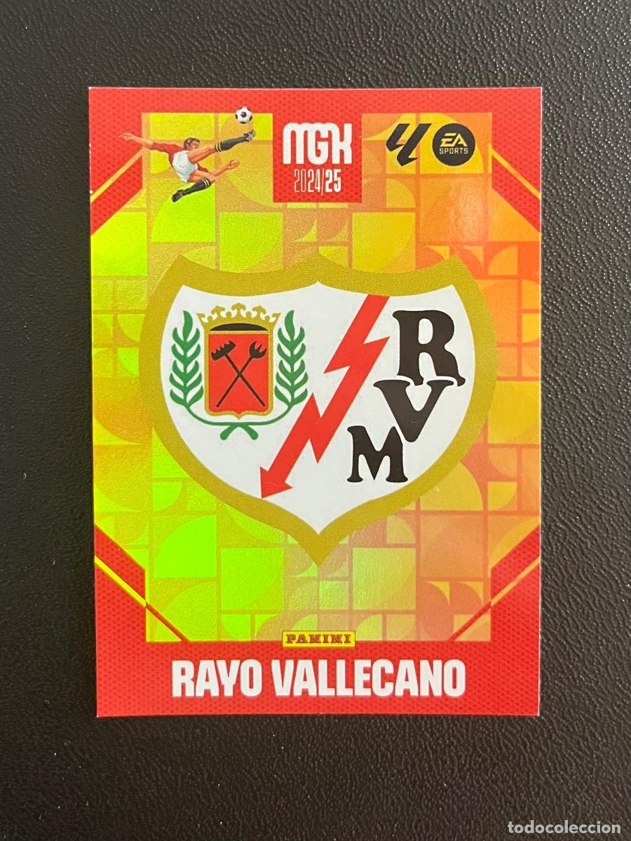 Cromos de f&uacute;tbol: 271 ESCUDO RAYO VALLECANO MGK MEGACRACKS 24 25 PANINI CROMO LA LIGA EA SPORTS 2024 2025