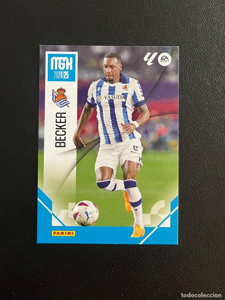 Cromos de f&uacute;tbol: 304 BECKER REAL SOCIEDAD MGK MEGACRACKS 24 25 PANINI CROMO LA LIGA EA SPORTS 2024 2025