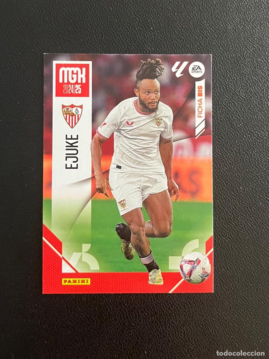Cromos de f&uacute;tbol: 322 BIS EJUKE SEVILLA FC MGK MEGACRACKS 24 25 PANINI CROMO LA LIGA EA SPORTS 2024 2025