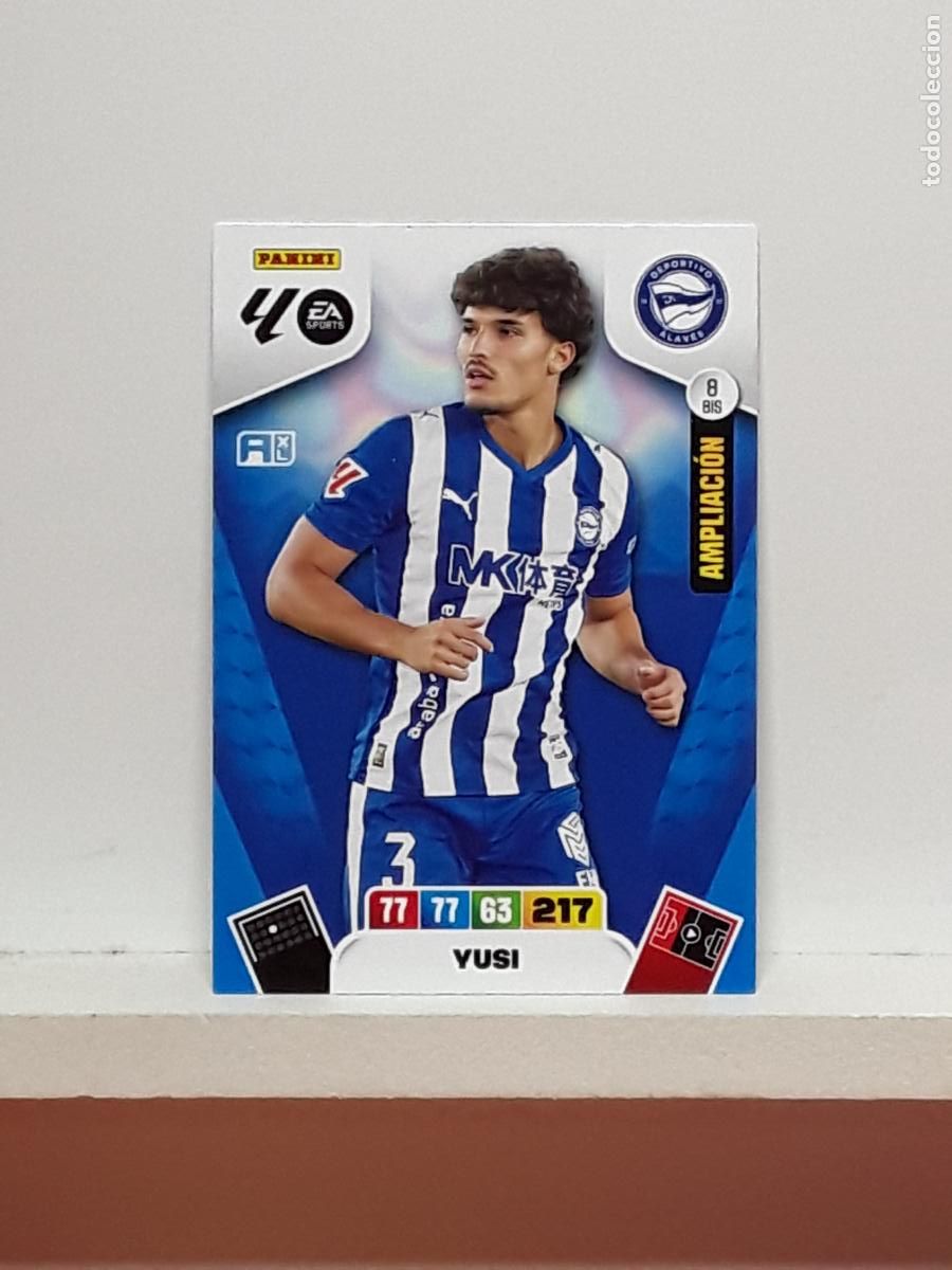 Cromos de f&uacute;tbol: ADRENALYN 2025 2026 25 26 ALBUM PANINI LIGA N 8BIS 8 BIS ALAVES LIMITADA YUSI