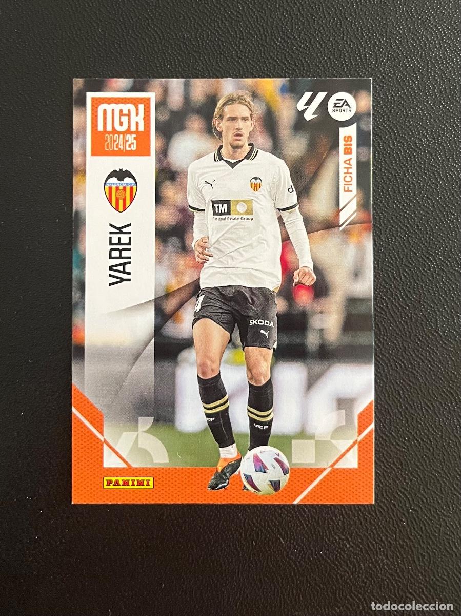 Cromos de f&uacute;tbol: 331 BIS YAREK VALENCIA CF MGK MEGACRACKS 24 25 PANINI CROMO LA LIGA EA SPORTS 2024 2025