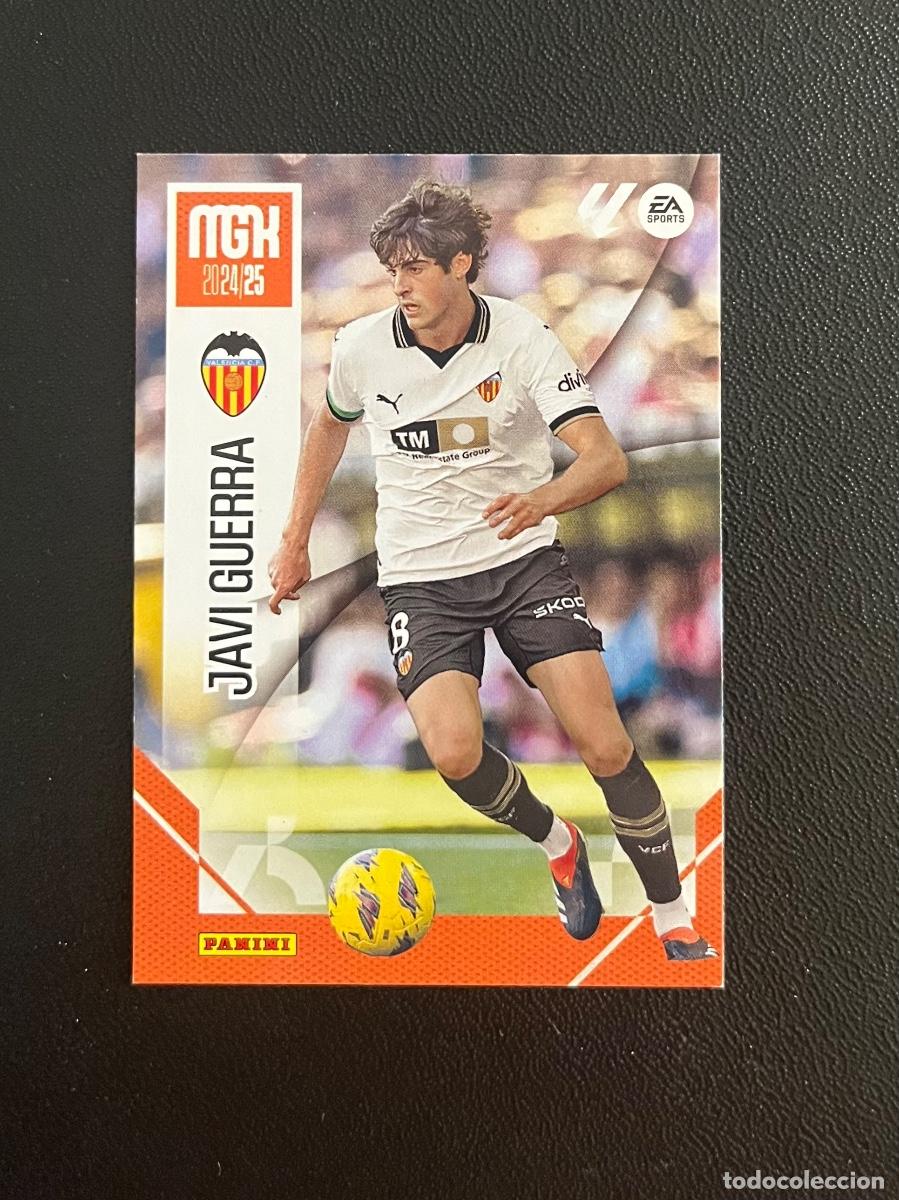 Cromos de f&uacute;tbol: 335 JAVI GUERRA VALENCIA CF MGK MEGACRACKS 24 25 PANINI CROMO LA LIGA EA SPORTS 2024 2025