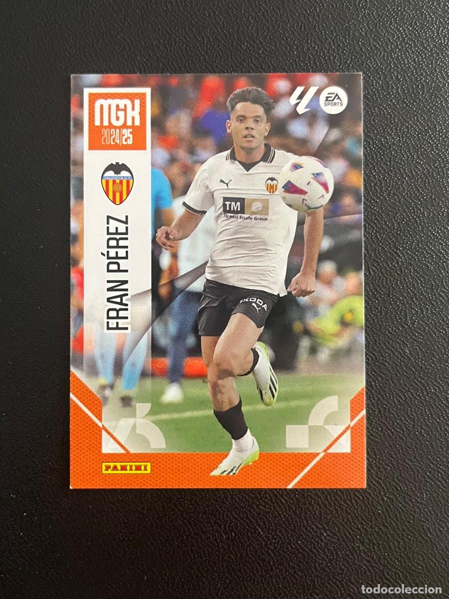 Cromos de f&uacute;tbol: 338 FRAN P&Eacute;REZ VALENCIA CF MGK MEGACRACKS 24 25 PANINI CROMO LA LIGA EA SPORTS 2024 2025