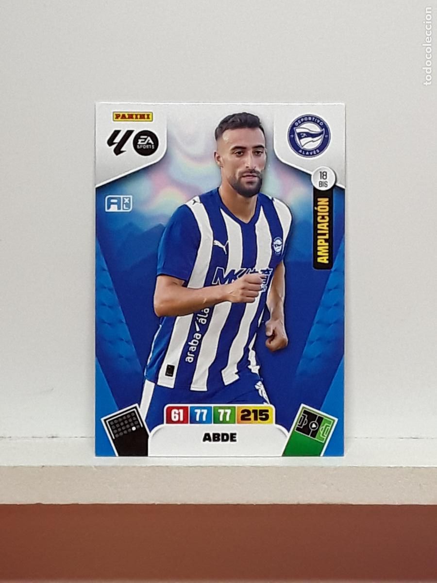 Cromos de f&uacute;tbol: ADRENALYN 2025 2026 25 26 ALBUM PANINI LIGA N 18BIS 18 BIS ALAVES LIMITADA ABDE