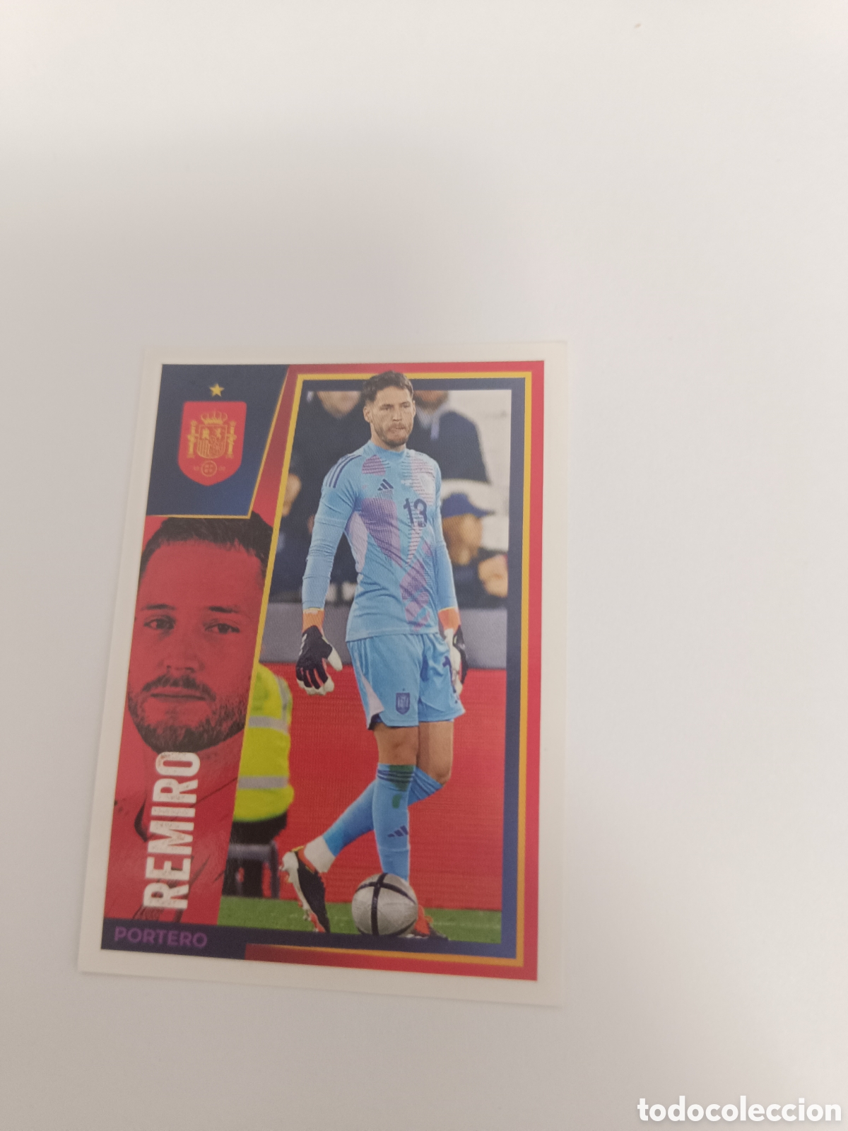 Cromos de f&uacute;tbol: Vamos selecci&oacute;n euro 2024 carrefour 7 remiro