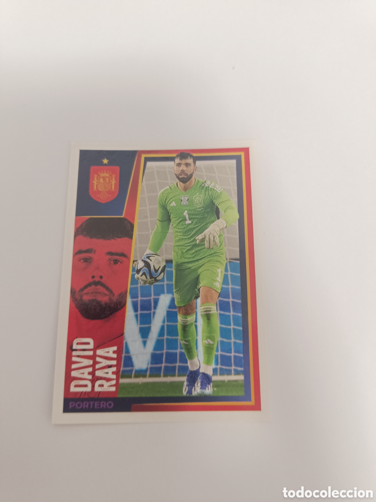 Cromos de f&uacute;tbol: Vamos selecci&oacute;n euro 2024 carrefour 8 David raya