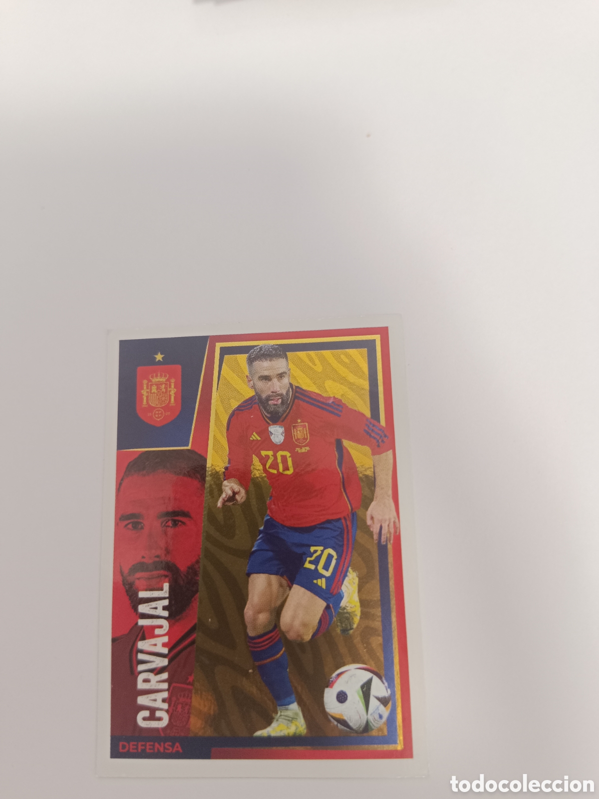 Cromos de f&uacute;tbol: Vamos selecci&oacute;n euro 2024 carrefour 9 carvajal