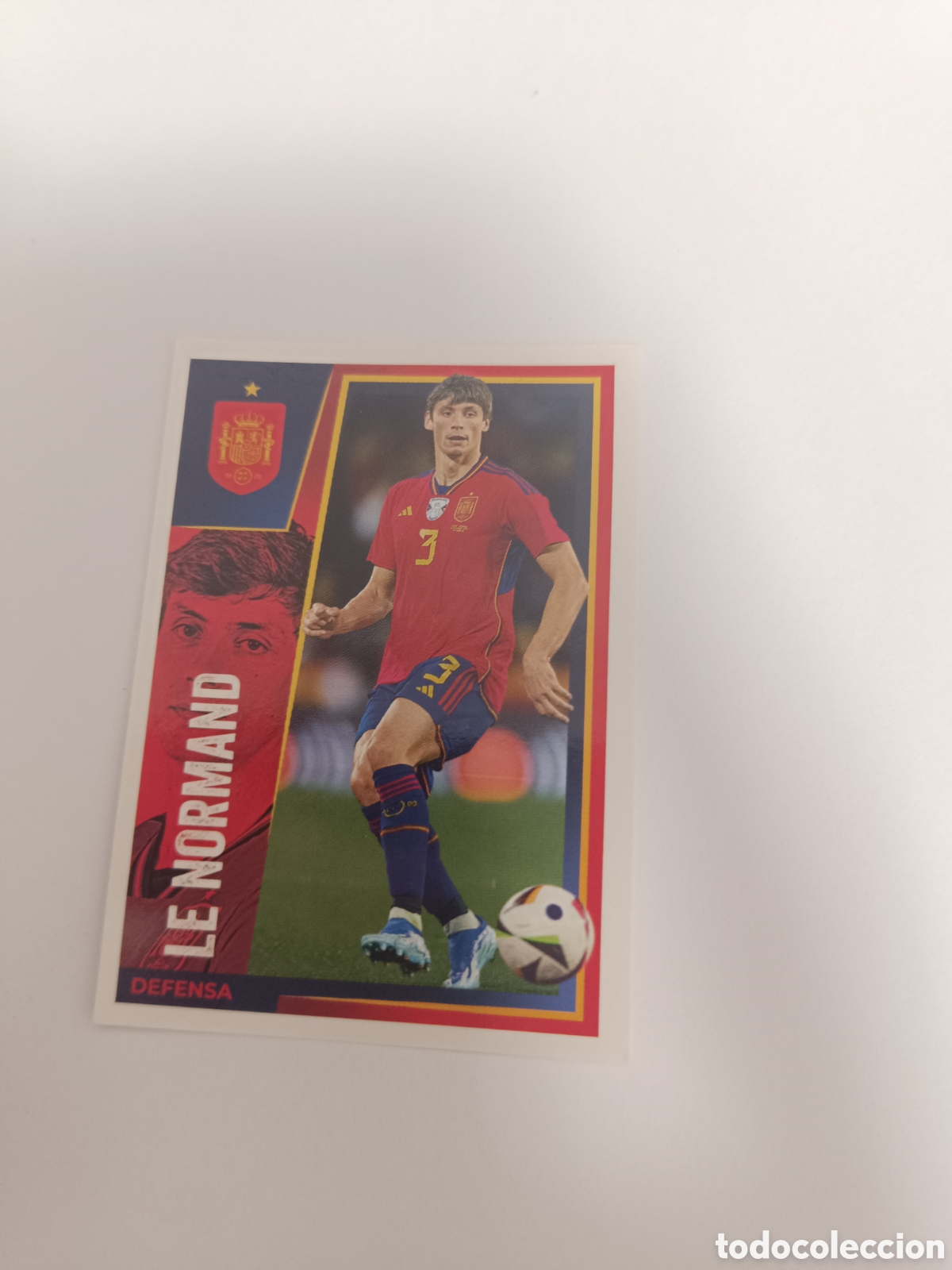 Cromos de f&uacute;tbol: Vamos selecci&oacute;n euro 2024 carrefour 12 le normand