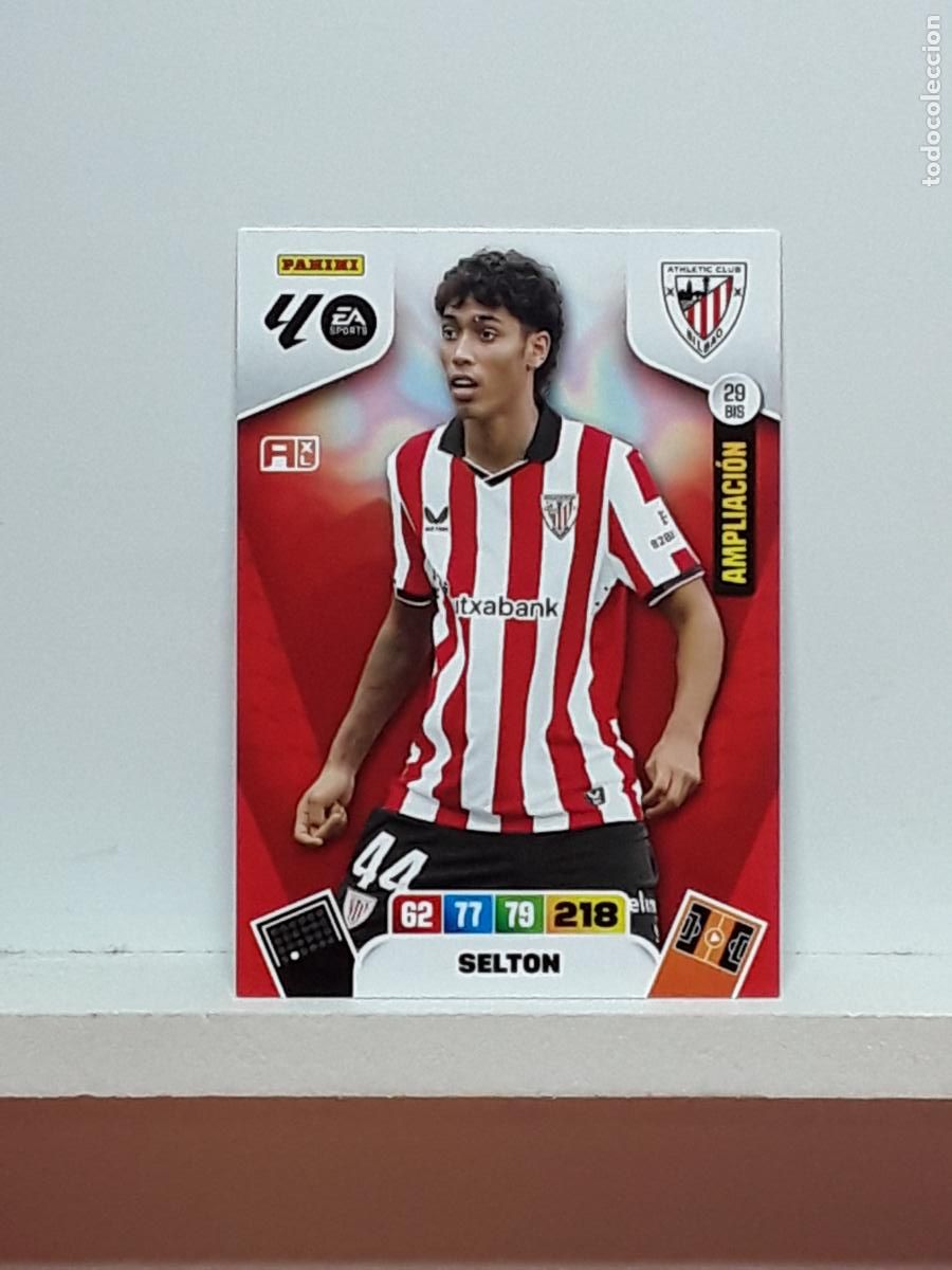 Cromos de f&uacute;tbol: ADRENALYN 2025 2026 25 26 ALBUM PANINI LIGA N 29BIS 29 BIS ATHLETIC LIMITADA SELTON