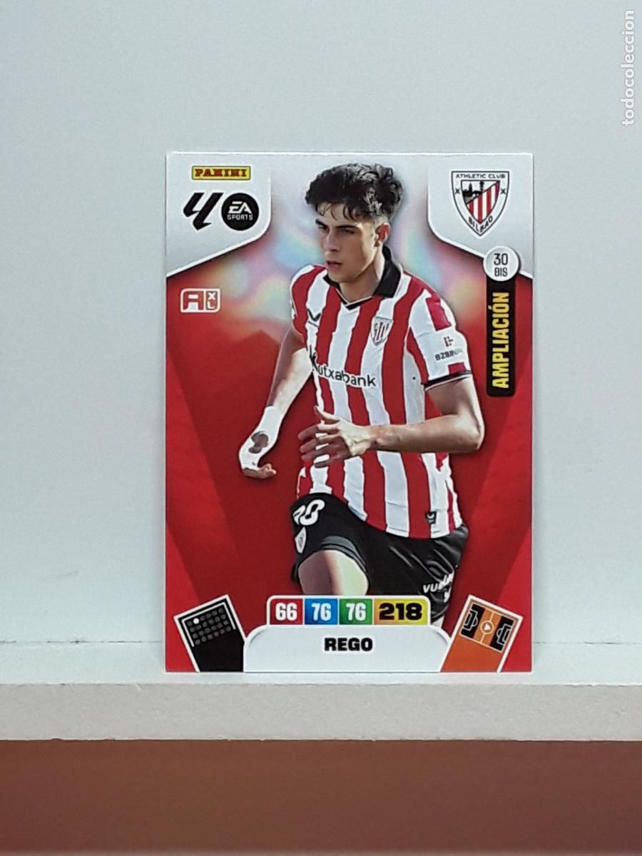 Cromos de f&uacute;tbol: ADRENALYN 2025 2026 25 26 ALBUM PANINI LIGA N 30BIS 30 BIS ATHLETIC LIMITADA REGO