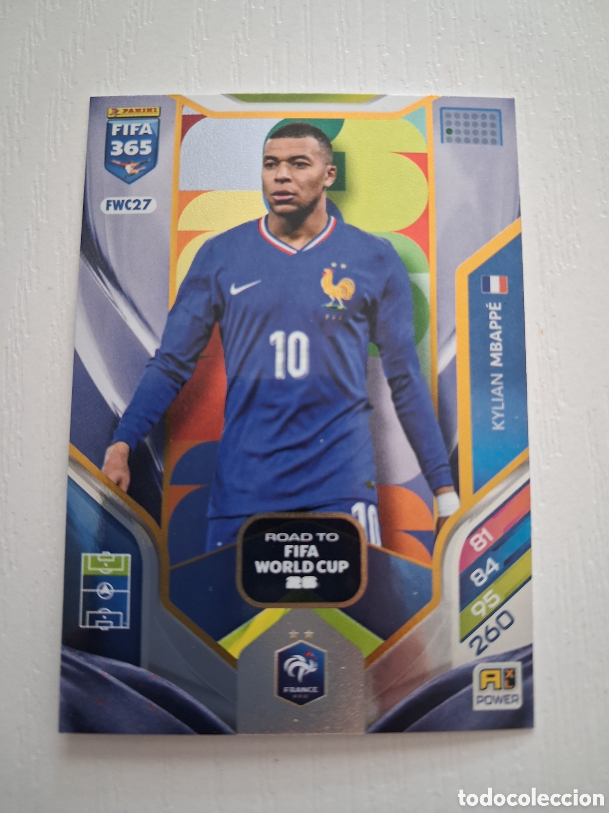 Cromos de f&uacute;tbol: Mbappe FWC 27 Road to FIFA WC Francia FIFA 365 Adrenalyn