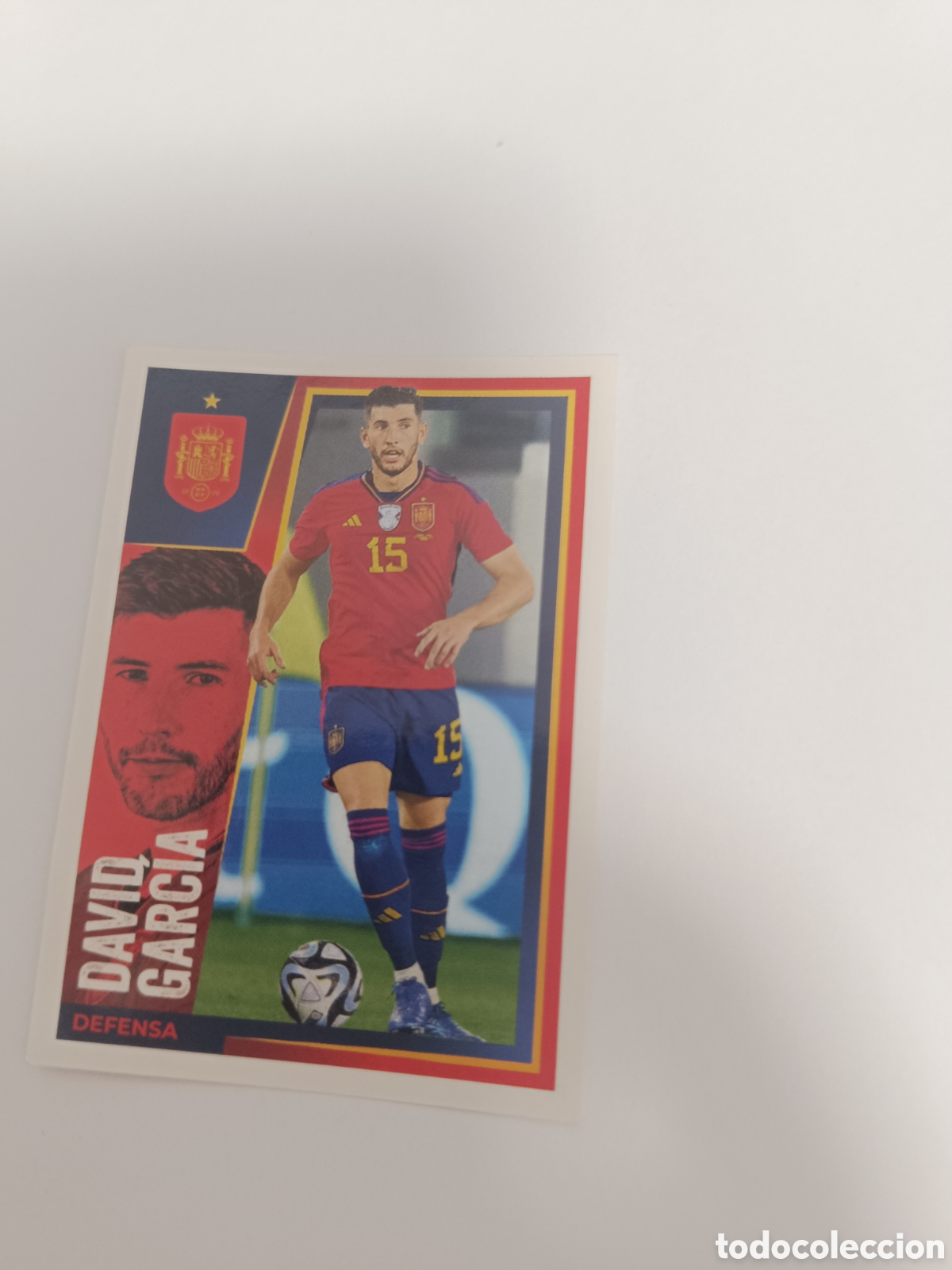 Cromos de f&uacute;tbol: Vamos selecci&oacute;n euro 2024 carrefour 14 David garcia