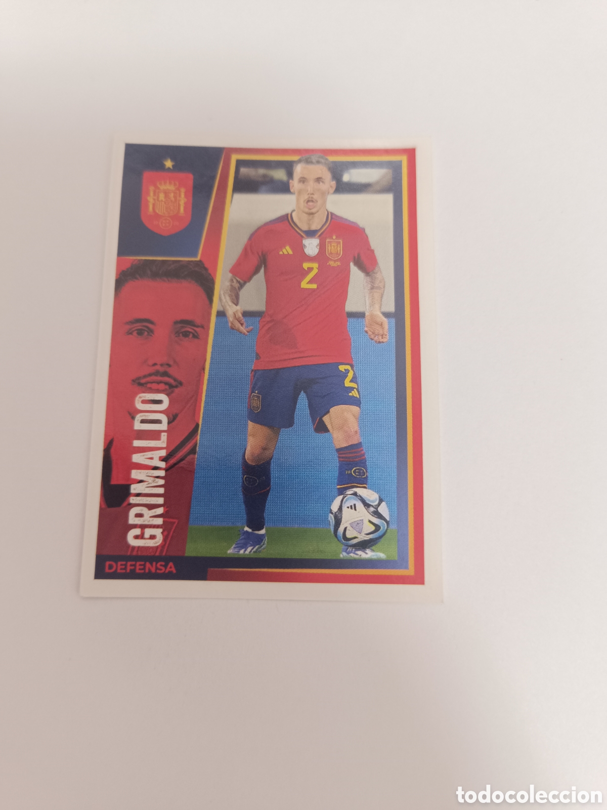 Cromos de f&uacute;tbol: Vamos selecci&oacute;n euro 2024 carrefour 18 grimaldo