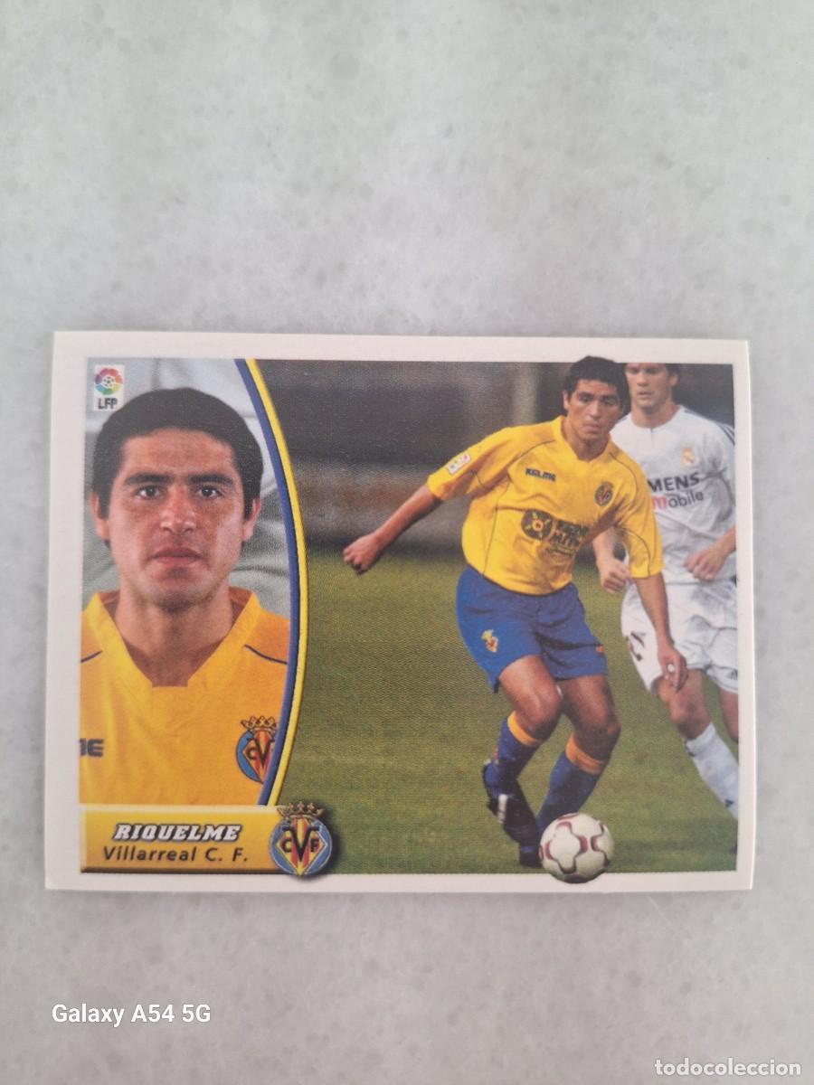 Cromos de f&uacute;tbol: FICHAJE 38 RIQUELME ESTE 03 04 NUEVO DE SOBRE