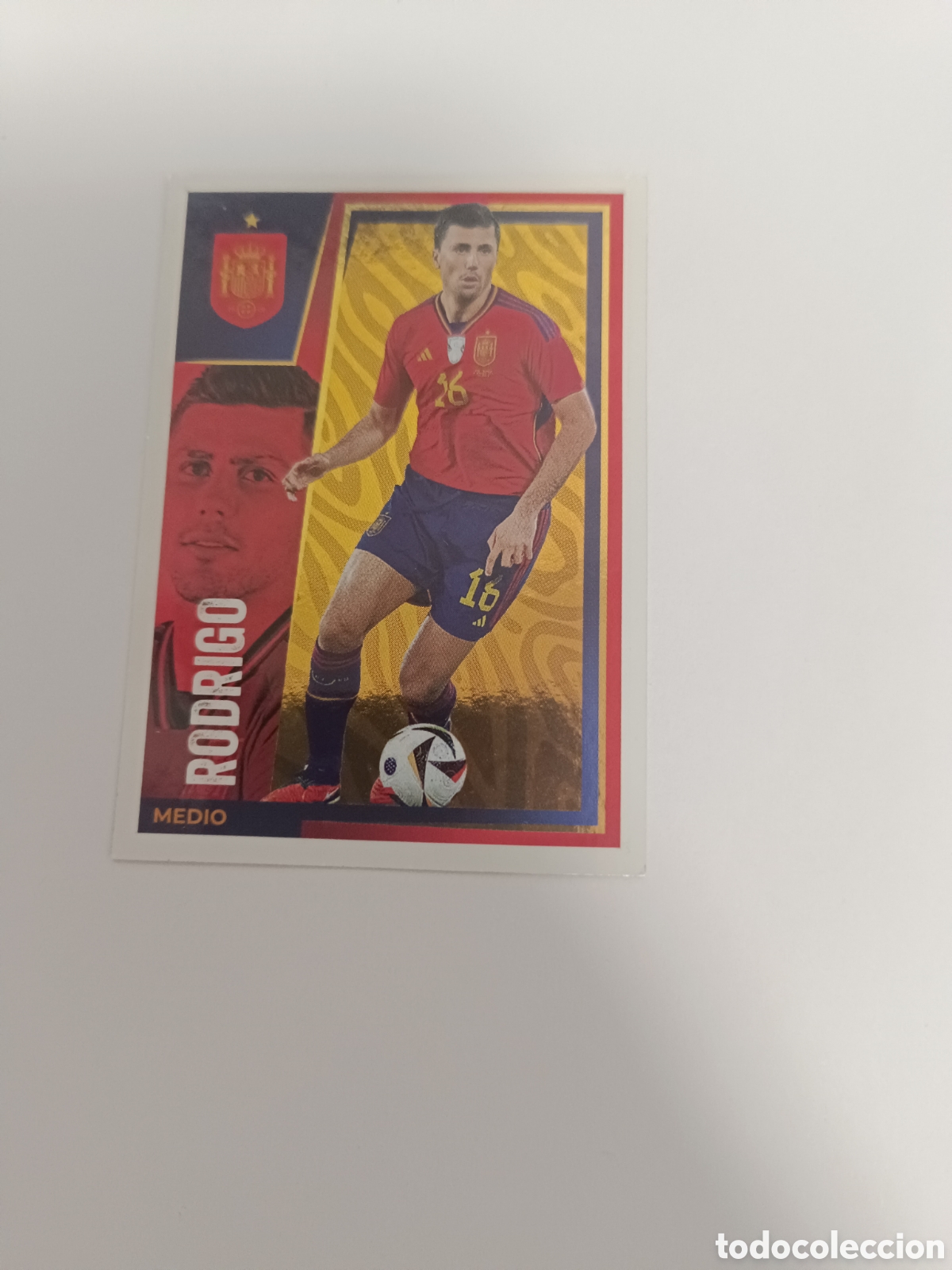 Cromos de f&uacute;tbol: Vamos selecci&oacute;n euro 2024 carrefour 19 Rodri