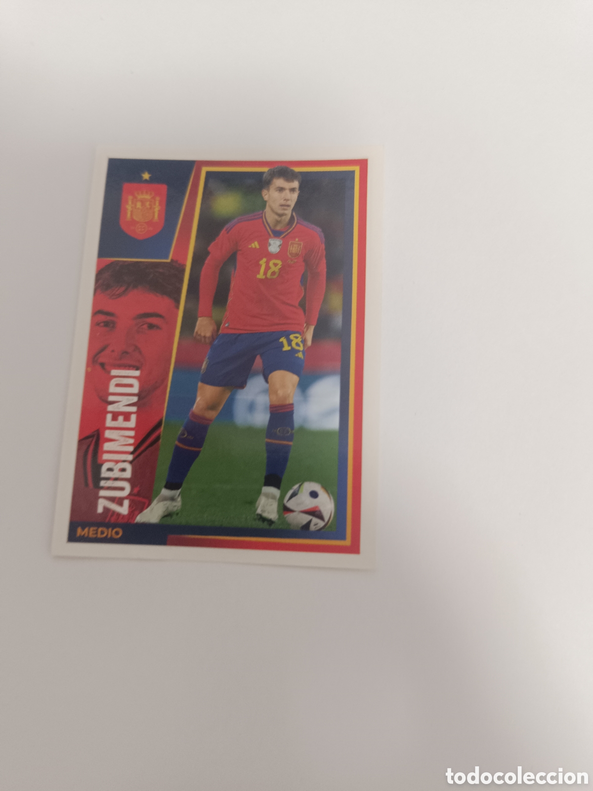 Cromos de f&uacute;tbol: Vamos selecci&oacute;n euro 2024 carrefour 20 zubimendi