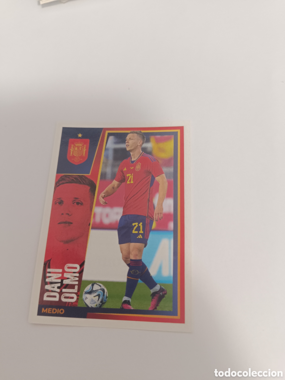 Fu&szlig;ball-Sticker: Vamos selecci&oacute;n euro 2024 carrefour 28 Dani olmo