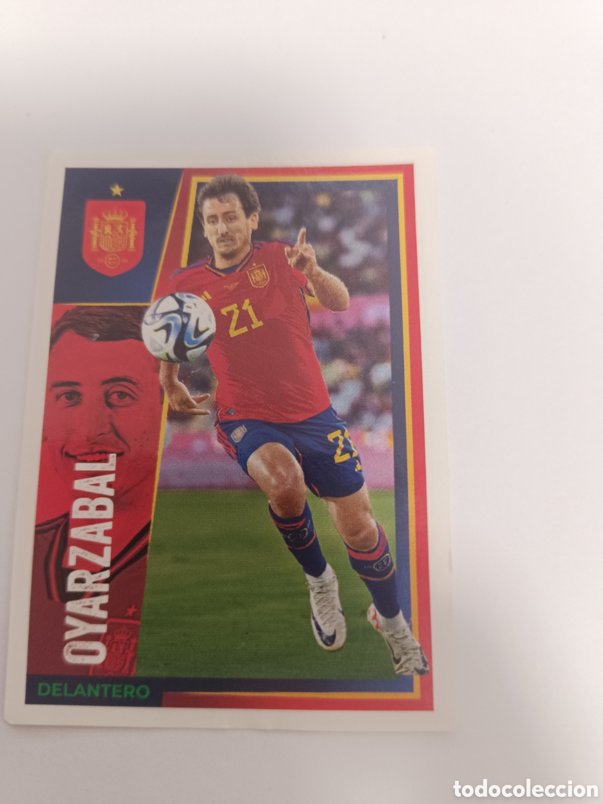 Cromos de f&uacute;tbol: Vamos selecci&oacute;n euro 2024 carrefour 30 oyarzabal
