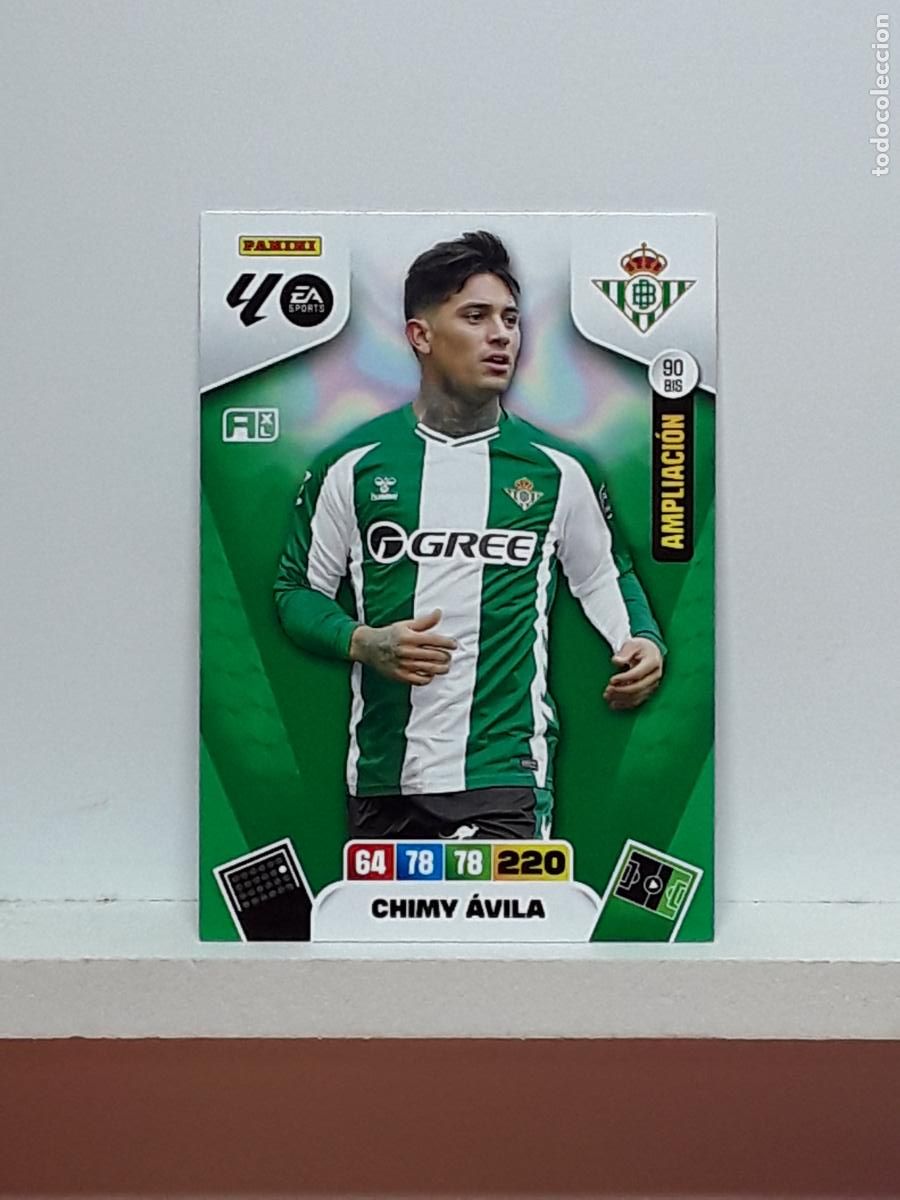Cromos de f&uacute;tbol: ADRENALYN 2025 2026 25 26 ALBUM PANINI LIGA N 90BIS 90 BIS BETIS LIMITADA CHIMY AVILA