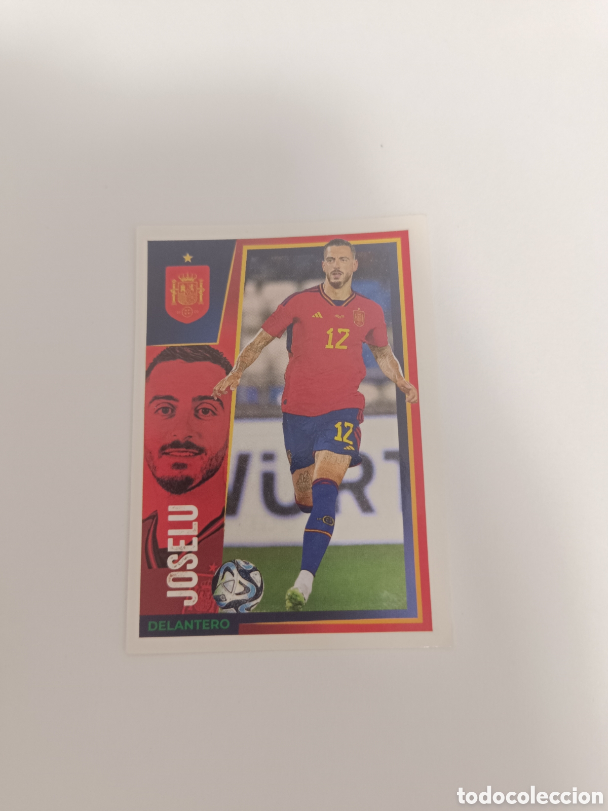 Cromos de f&uacute;tbol: Vamos selecci&oacute;n euro 2024 carrefour 36 joselu