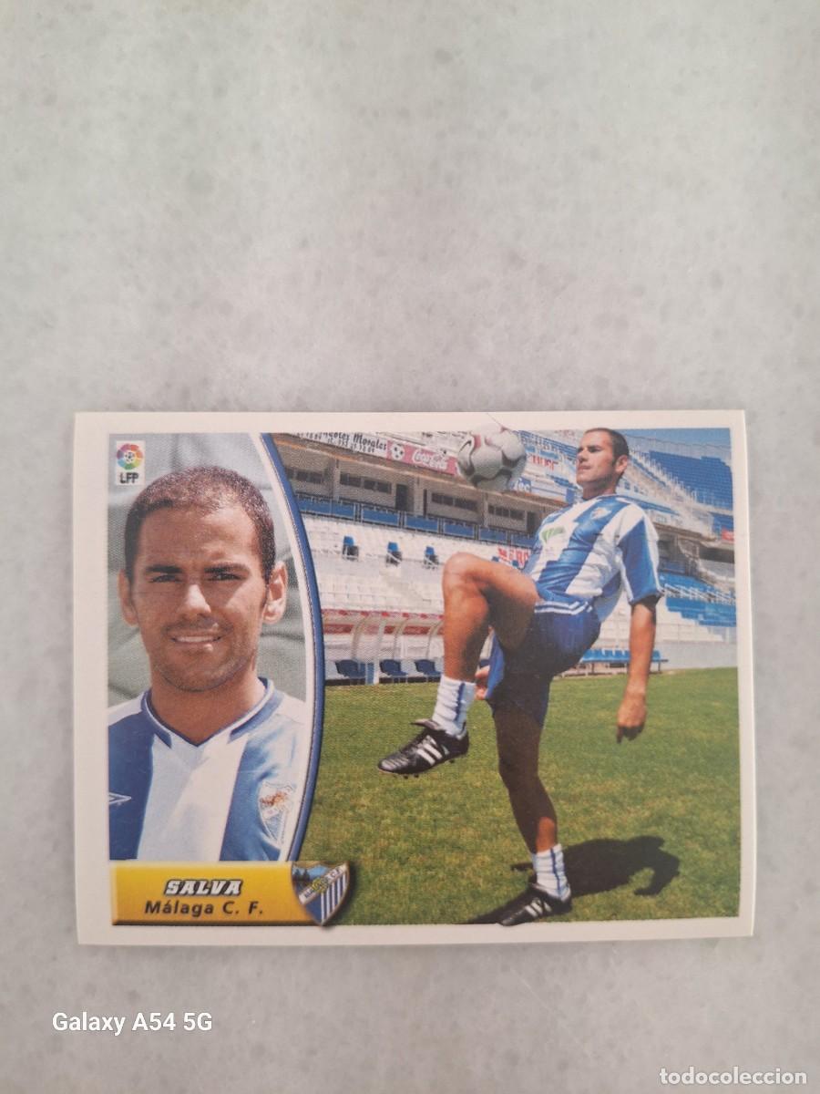 Football Stickers: FICHAJE 47 SALVA MALAGA ESTE 03 04 NUEVO DE SOBRE