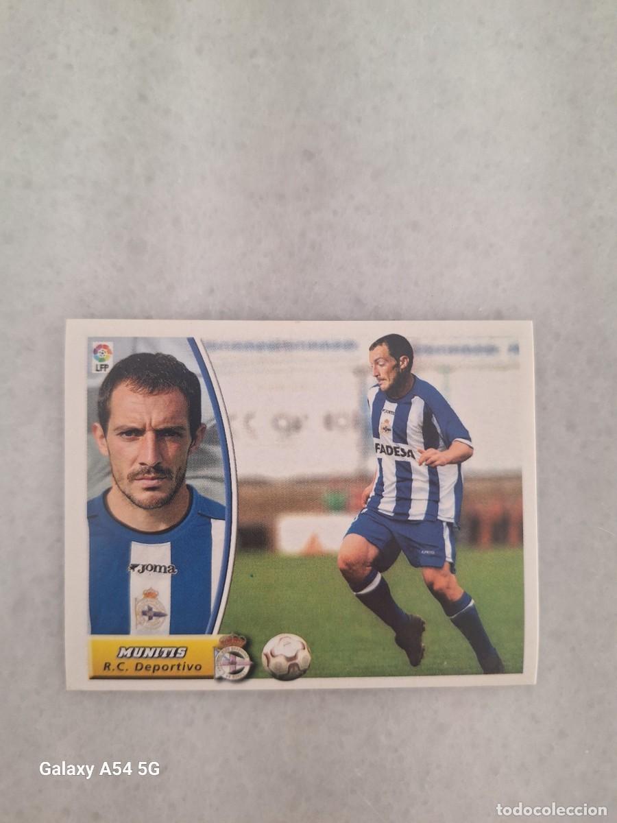 Football Stickers: FICHAJE 48 MUNITIS DEPORTIVO ESTE 03 04 NUEVO DE SOBRE