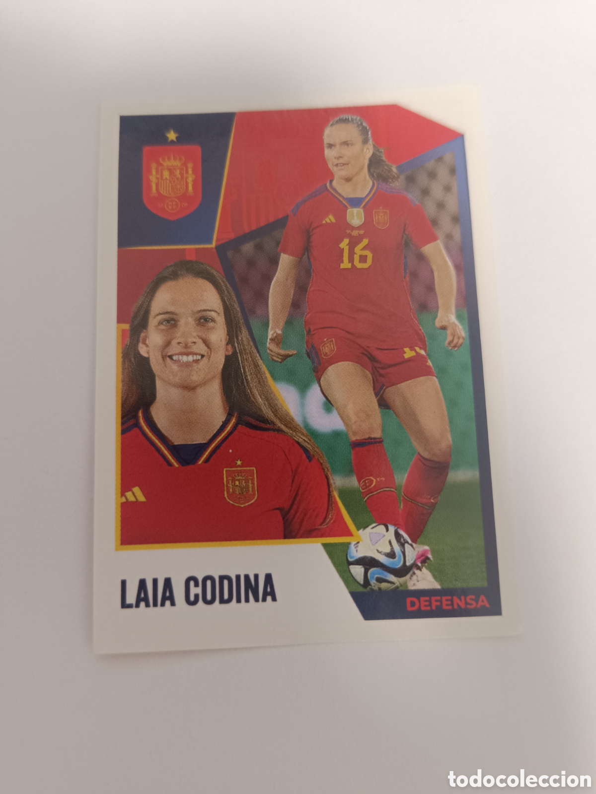 Cromos de f&uacute;tbol: Vamos selecci&oacute;n euro 2024 carrefour 44 Laia codina