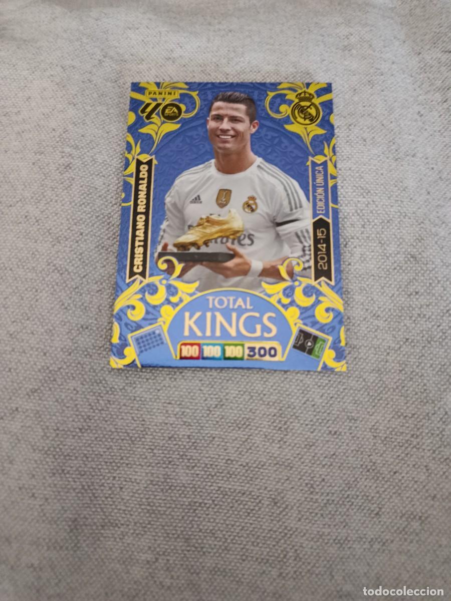 Cromos de f&uacute;tbol: Adrenalyn 25/26. Cristiano Ronaldo. Real Madrid. Total kings. 2014/15.