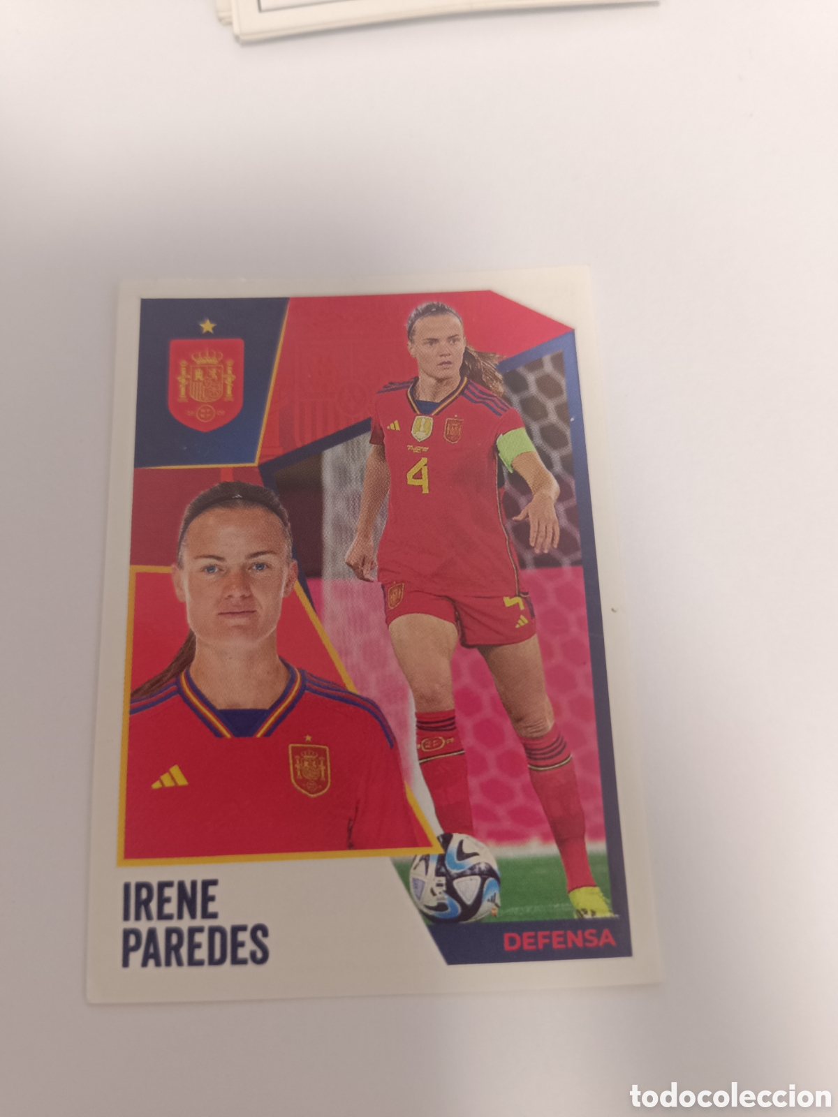 Cromos de f&uacute;tbol: Vamos selecci&oacute;n euro 2024 carrefour 45 Irene paredes