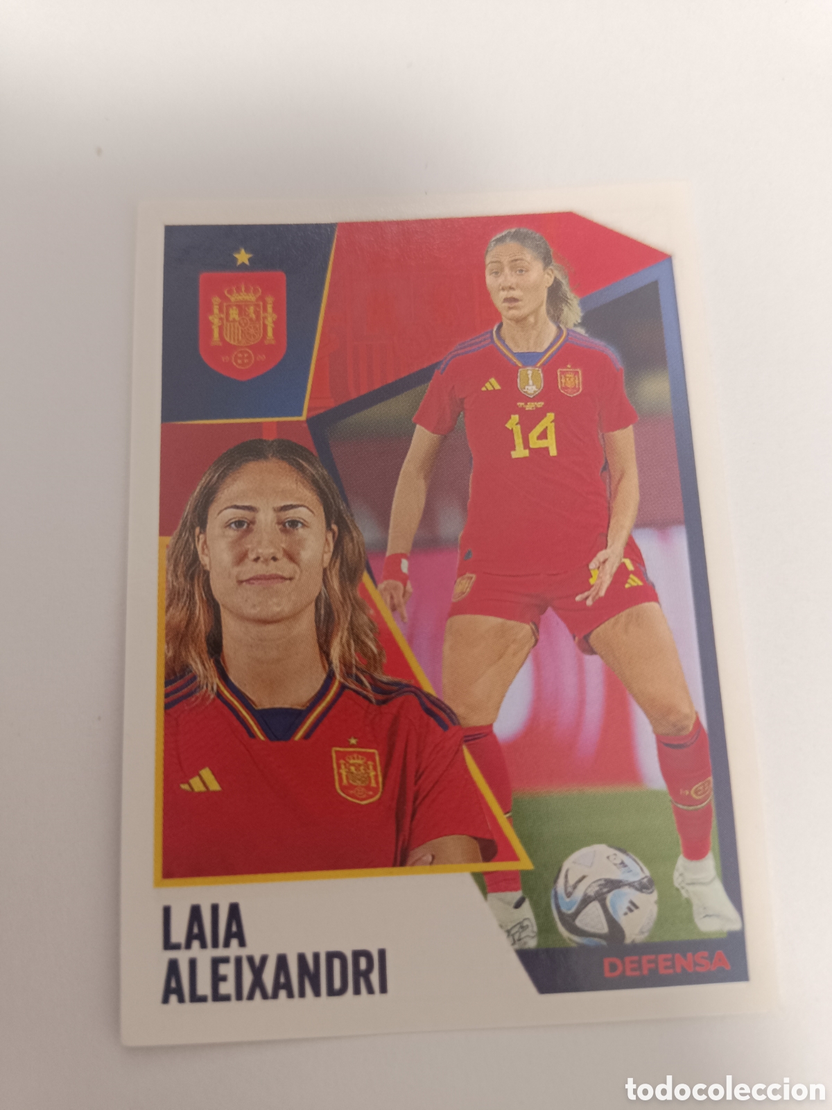Cromos de f&uacute;tbol: Vamos selecci&oacute;n euro 2024 carrefour 48 Laia aleixandri