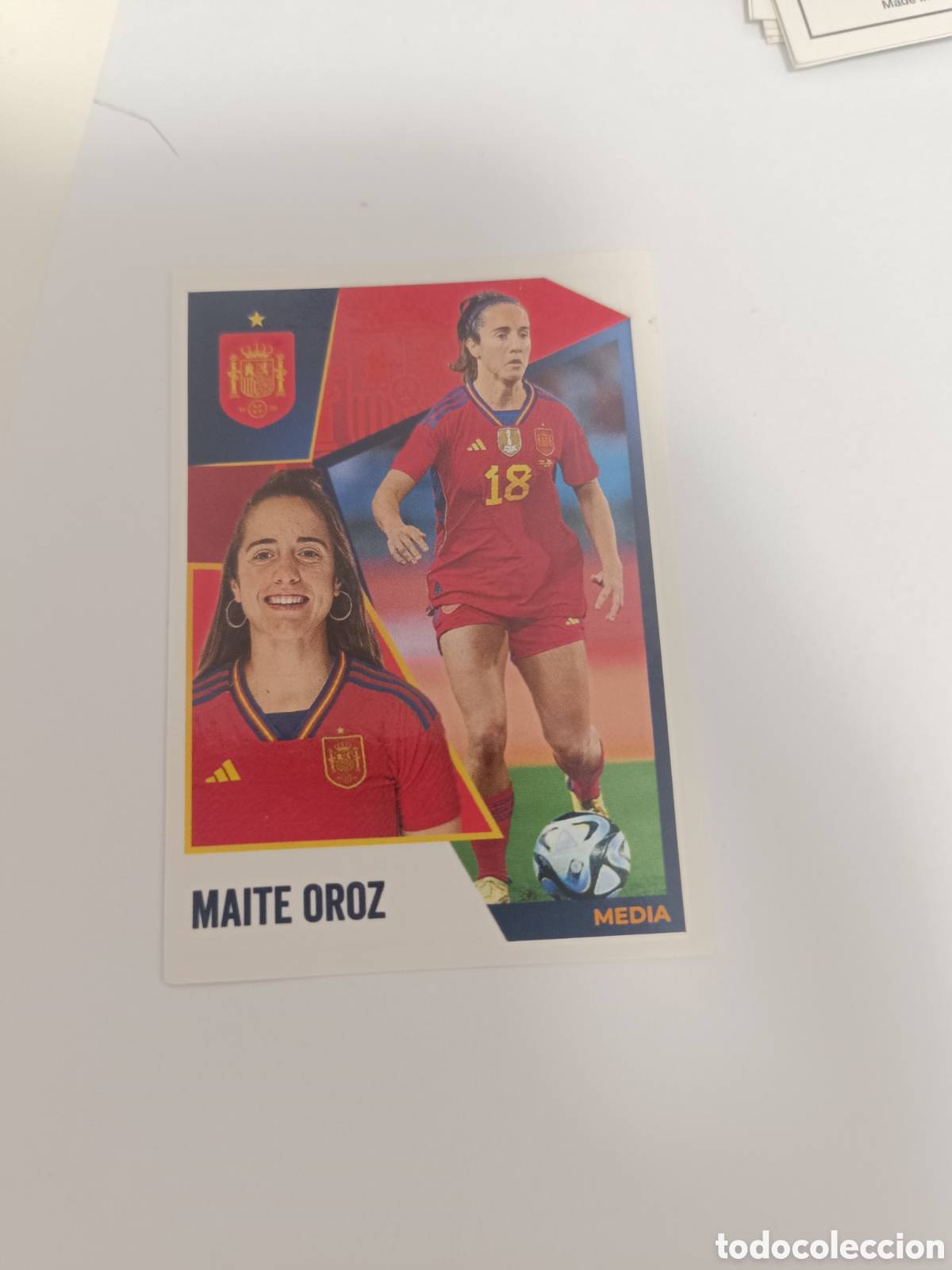 Cromos de f&uacute;tbol: Vamos selecci&oacute;n euro 2024 carrefour 52 Maite oroz