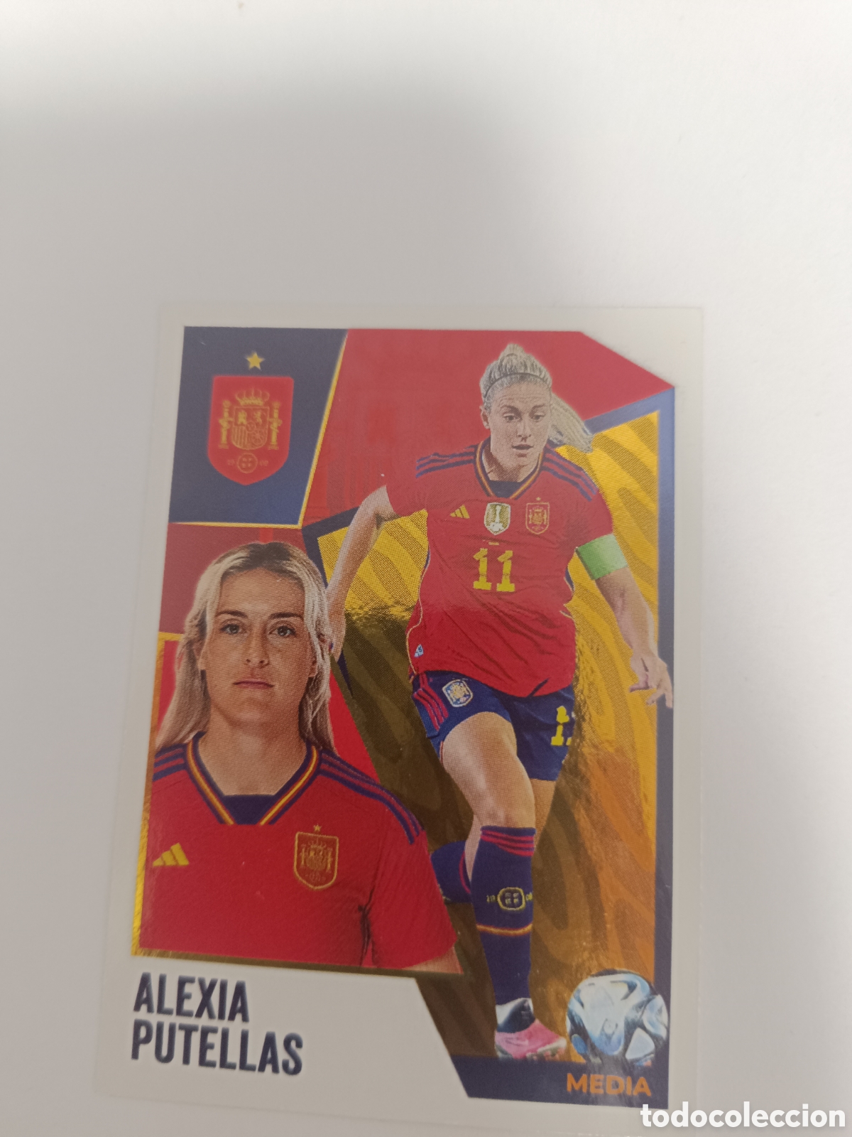 Cromos de f&uacute;tbol: Vamos selecci&oacute;n euro 2024 carrefour 55 alexia putellas