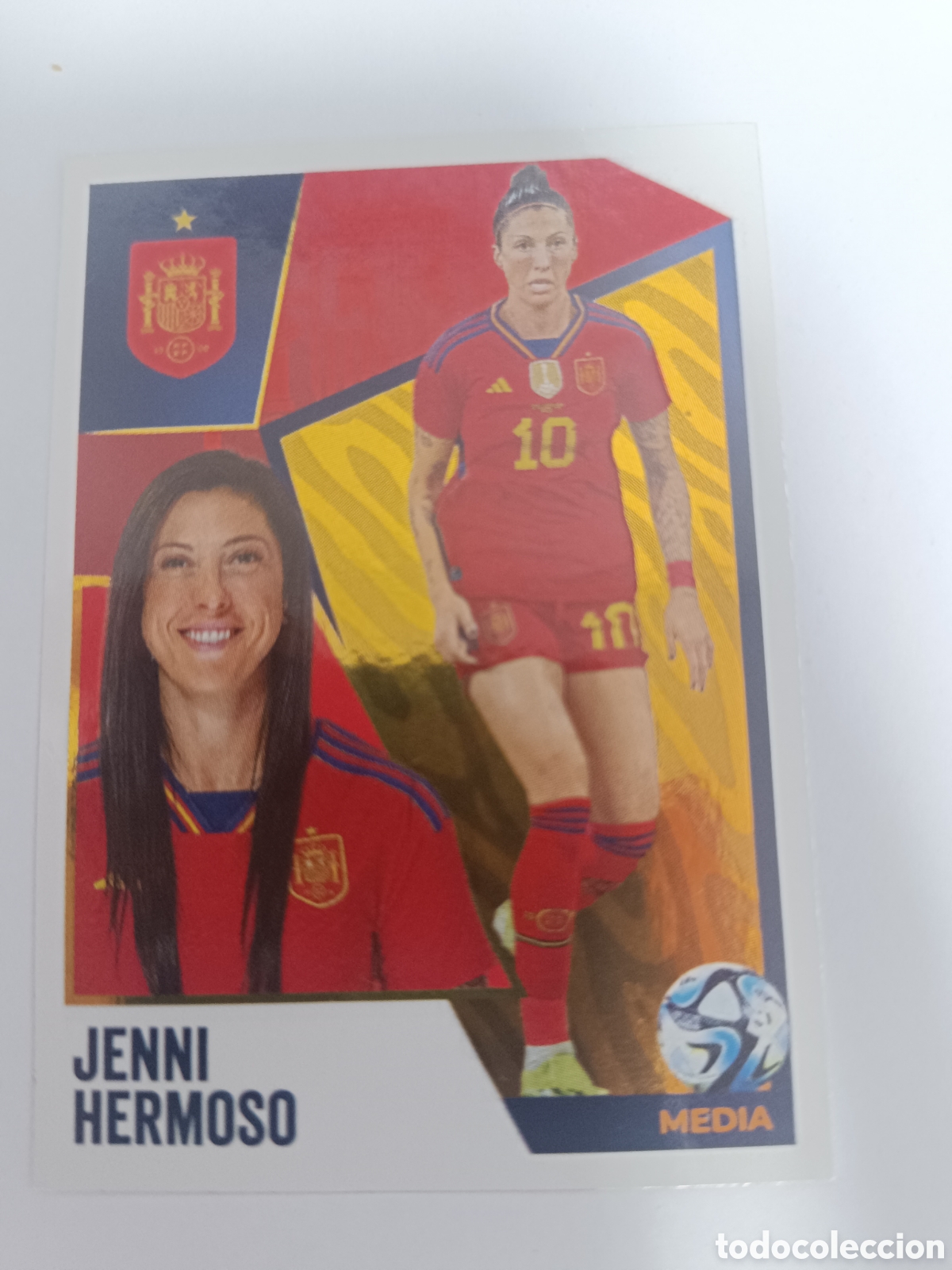 Cromos de f&uacute;tbol: Vamos selecci&oacute;n euro 2024 carrefour 56 Jenni hermoso