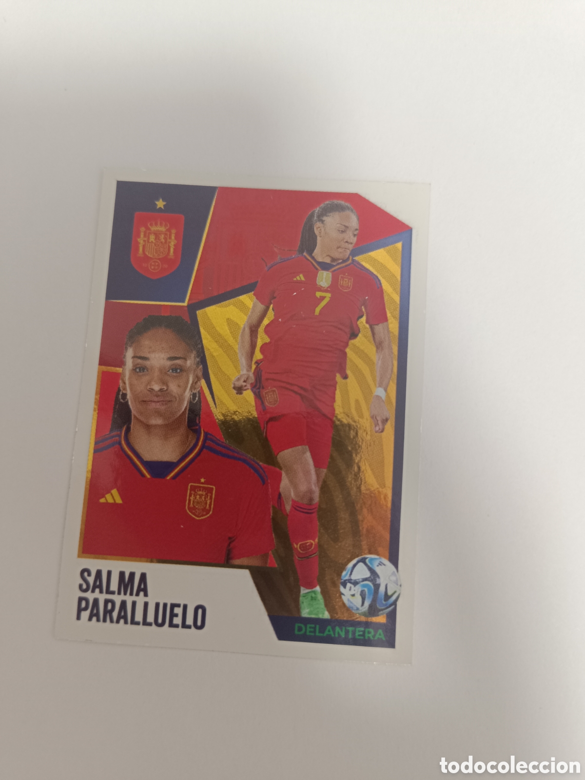 Cromos de f&uacute;tbol: Vamos selecci&oacute;n euro 2024 carrefour 60 salma paralluelo