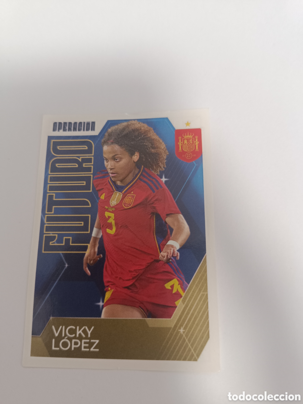 Cromos de f&uacute;tbol: Vamos selecci&oacute;n euro 2024 carrefour 72 Vicky lopez
