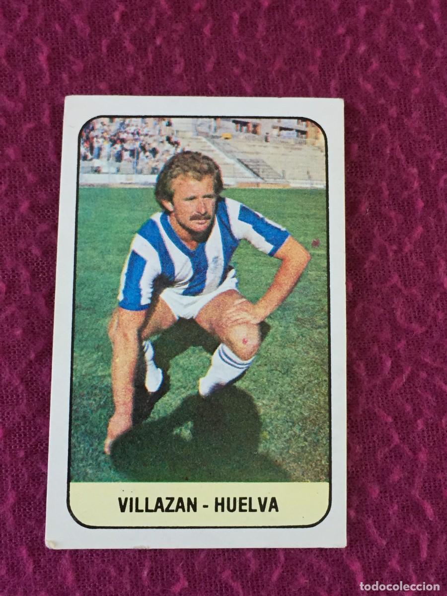 Cromos de f&uacute;tbol: Villazan - FICHAJE n&ordm; 18 SIN PEGAR Recreativo de Huelva Liga Ediciones Este 78 79 / 1978 1979
