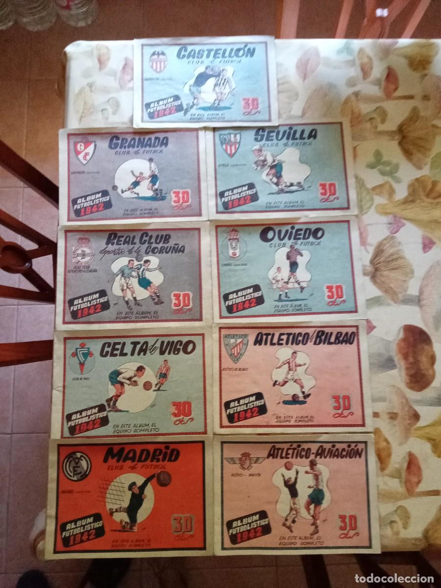 Cromos de f&uacute;tbol: &Aacute;lbumes cromos futbol 1942