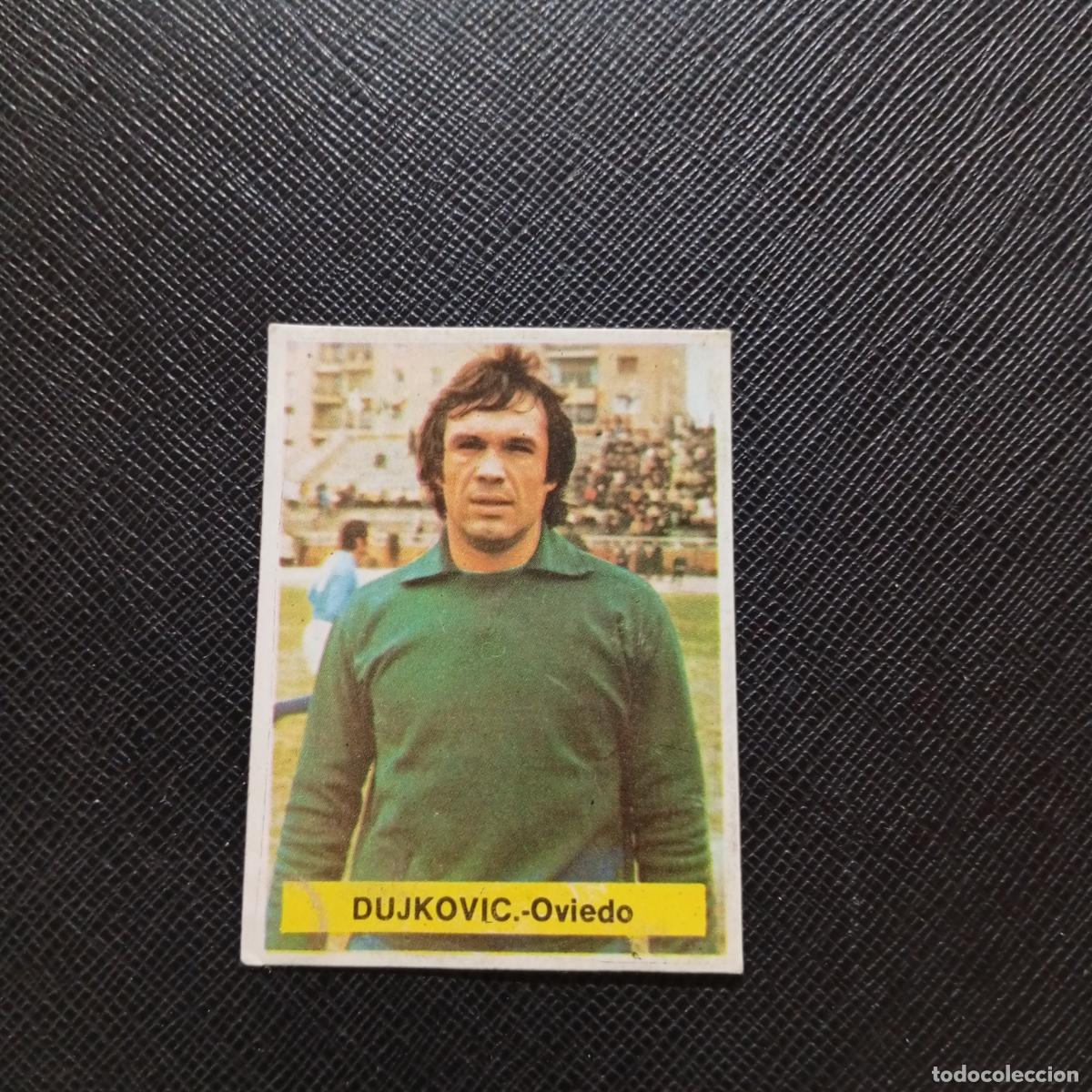 Cromos de f&uacute;tbol: DUJKOVIC OVIEDO FINI 1975 1976 CROMO FUTBOL LIGA 75 76 - DESPEGADO - A124 PG1