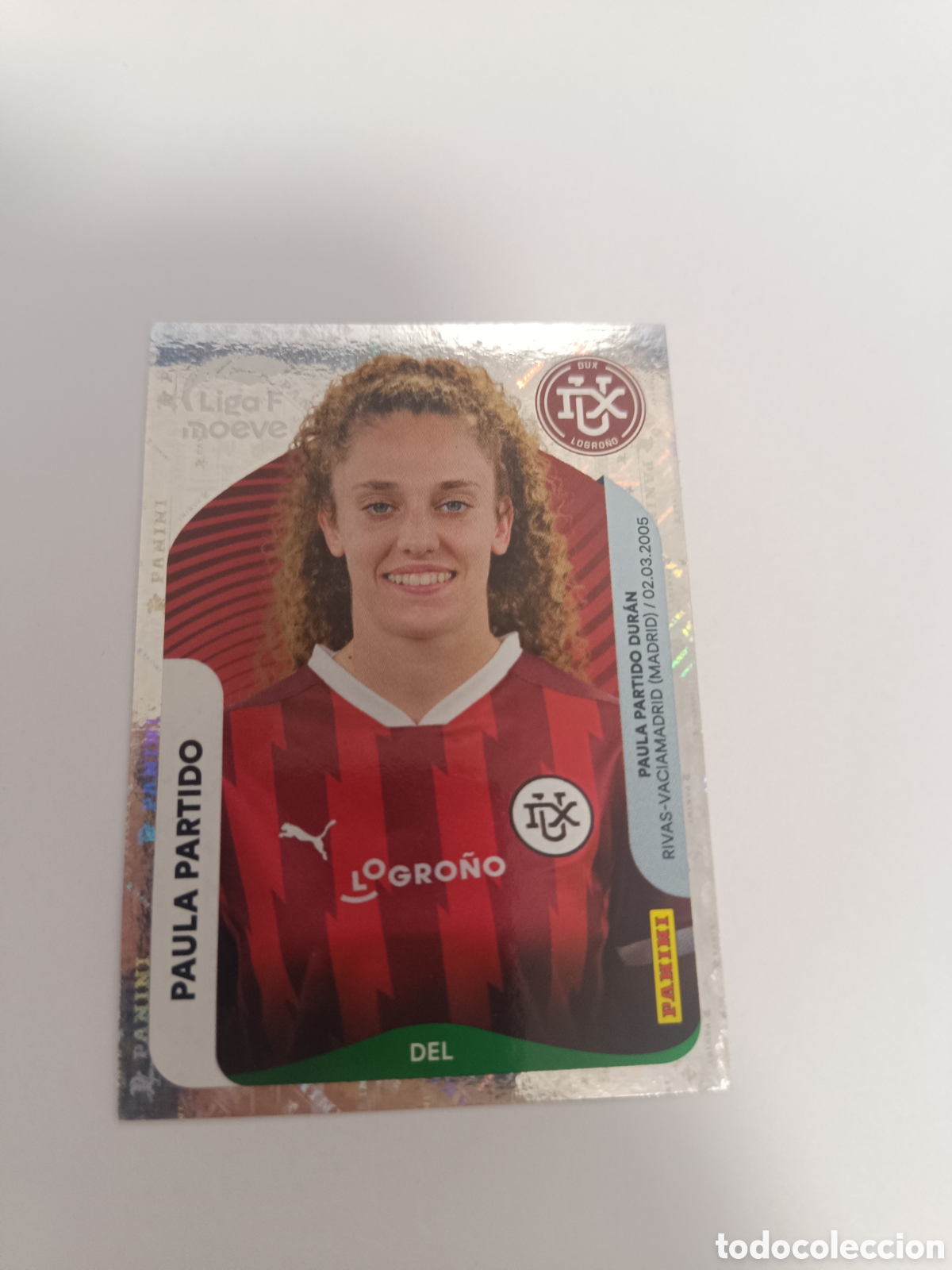 Cromos de f&uacute;tbol: Liga f moeve panini 160