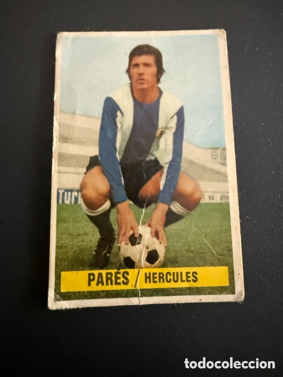 Cromos de f&uacute;tbol: ESTE 74-75. PARES. H&eacute;rcules. Nunca Pegado