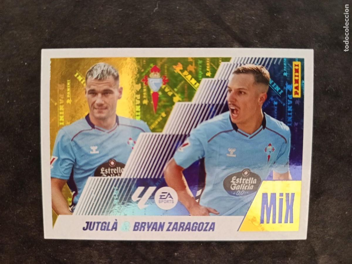 Football Stickers: LIGA ESTE 2025-26. #8 BIS. JUTGL&Agrave; & BRYAN ZARAGOZA &rdquo;MIX&rdquo;. CELTA DE VIGO