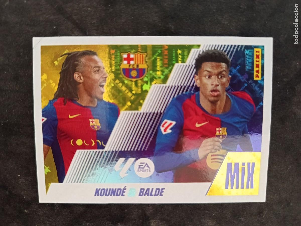 Cromos de Futebol: LIGA ESTE 2025-26. #4 BIS. KOUND&Eacute; & BALDE&rdquo;MIX&rdquo;. FC.BARCELONA