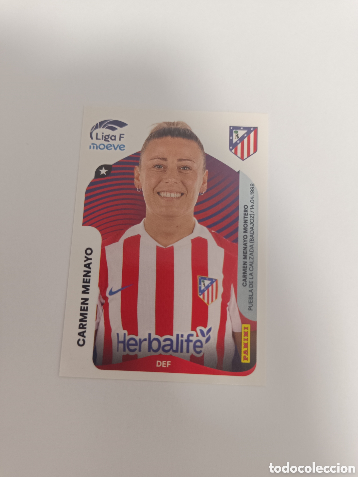 Cromos de f&uacute;tbol: Liga f moeve panini 47 B