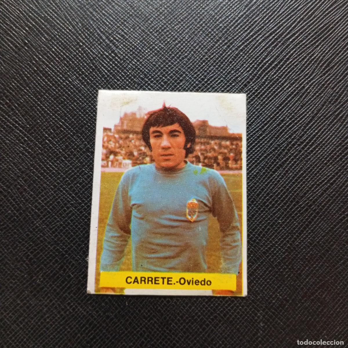 Cromos de f&uacute;tbol: CARRETE OVIEDO FINI 1975 1976 CROMO FUTBOL LIGA 75 76 - DESPEGADO - A124 PG10