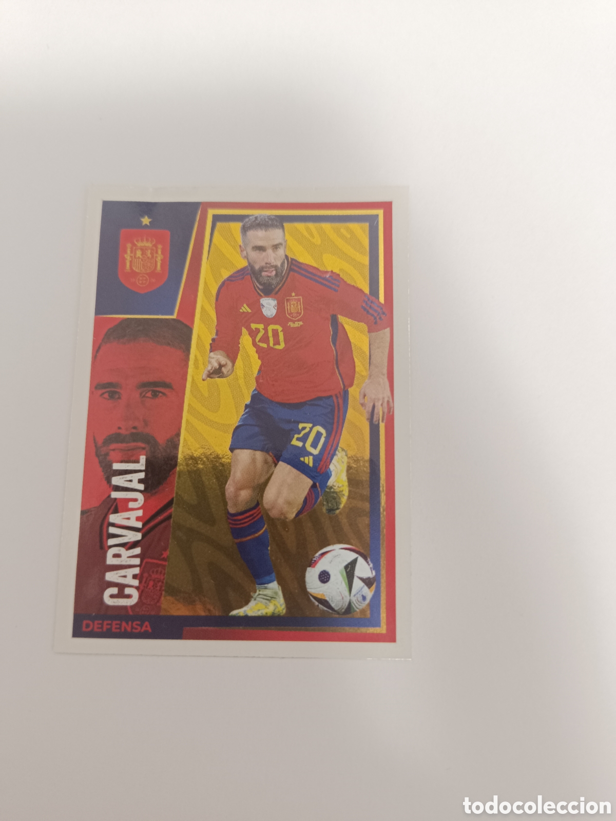 Cromos de f&uacute;tbol: Vamos selecci&oacute;n euro 2024 carrefour 9 carvajal