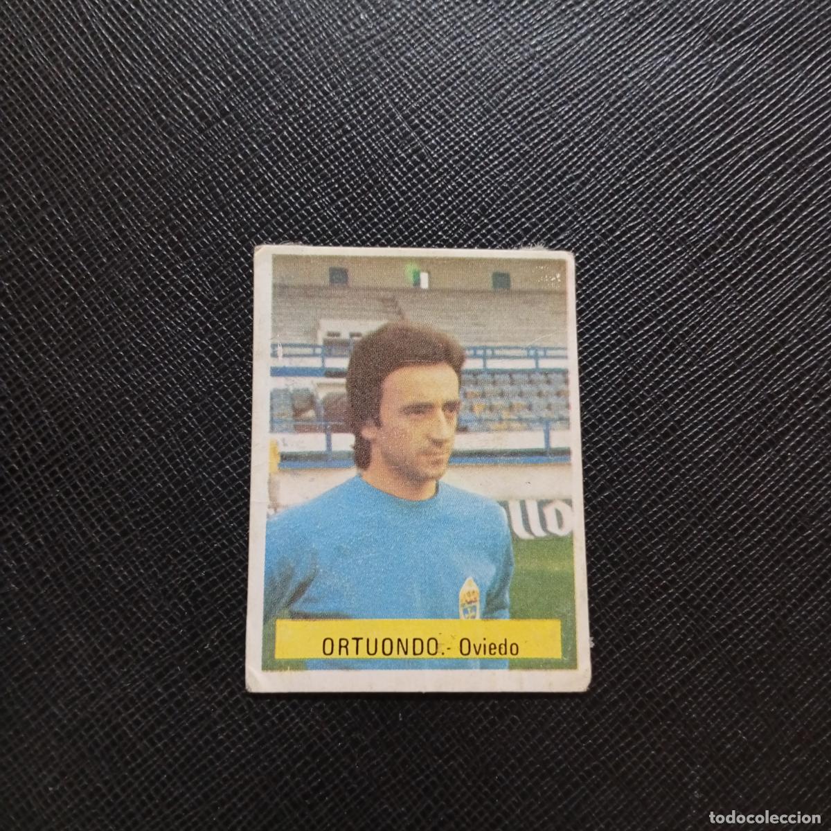 Cromos de f&uacute;tbol: ORTUONDO OVIEDO FINI 1975 1976 CROMO FUTBOL LIGA 75 76 - DESPEGADO - A124 PG46